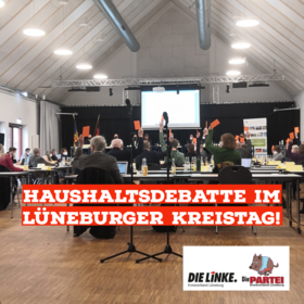 Haushaltsdebatte im Lüneburger Kreistag